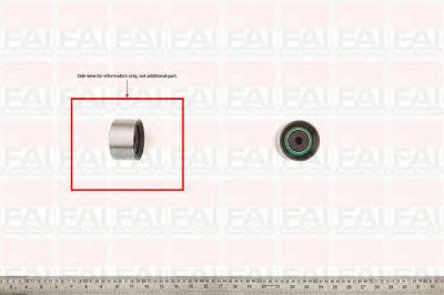 FAI AUTOPARTS t9281 -  Паразитный / Ведущий ролик, зубчатый ремень